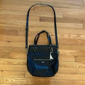 Authentic Coach Daisy Mia F23901 black leather convertible crossbody bag
